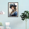 (40*60cm)Lady - Full Round Drill Diamond Painting