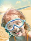Kids Swimming Goggles with Ear Plugs Nose Clip Swim Goggles for Boys Girls Youth