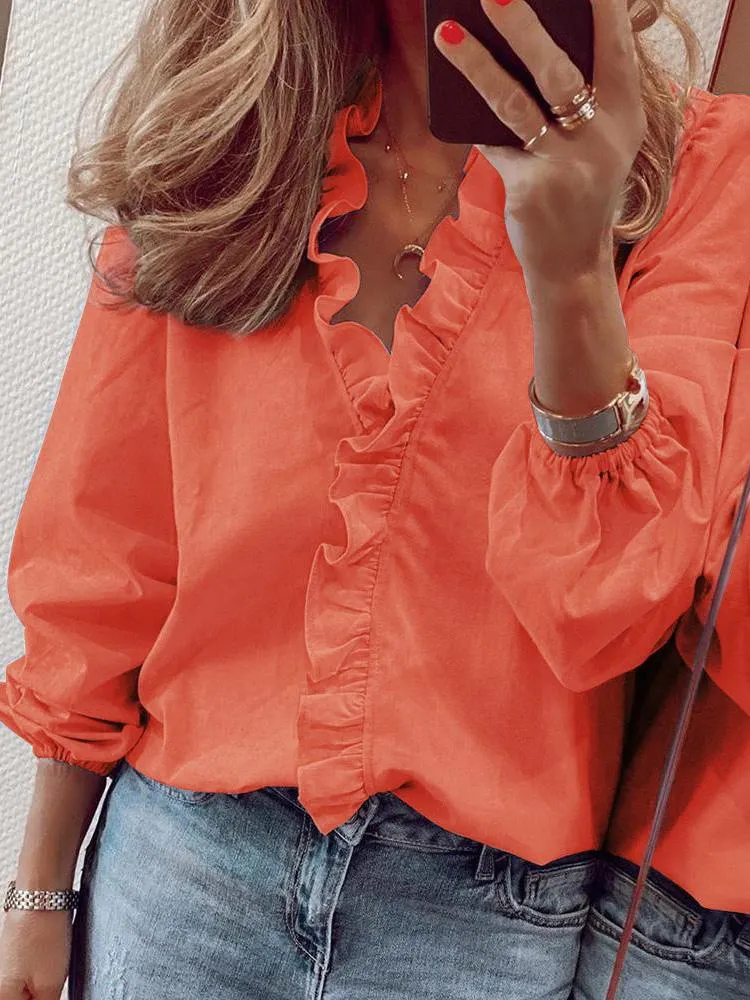 Modern Style Wave Pattern Top
