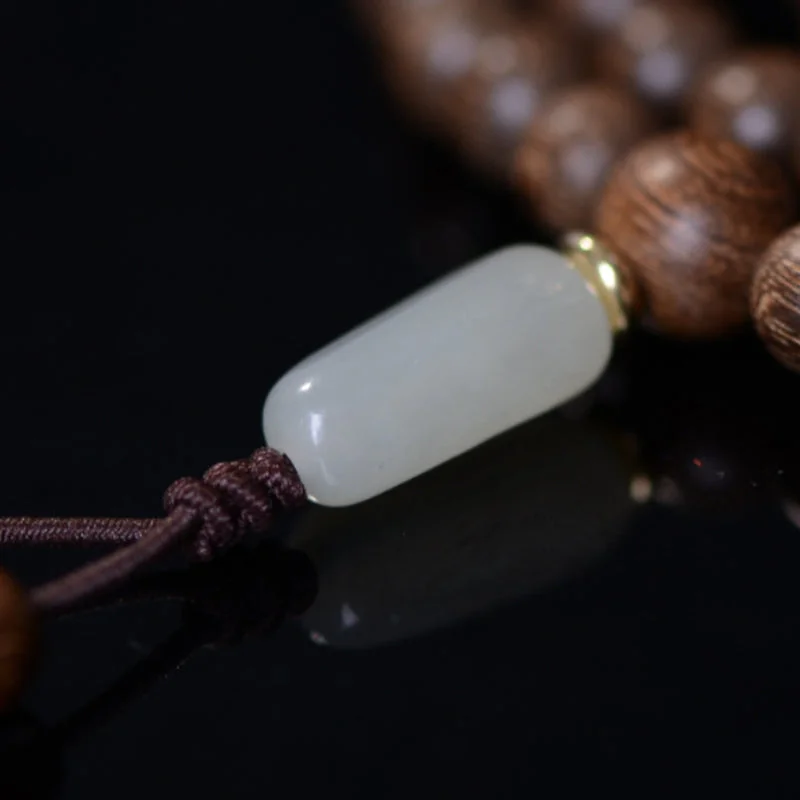 108 Mala Beads Rosewood Jade Calm Bracelet