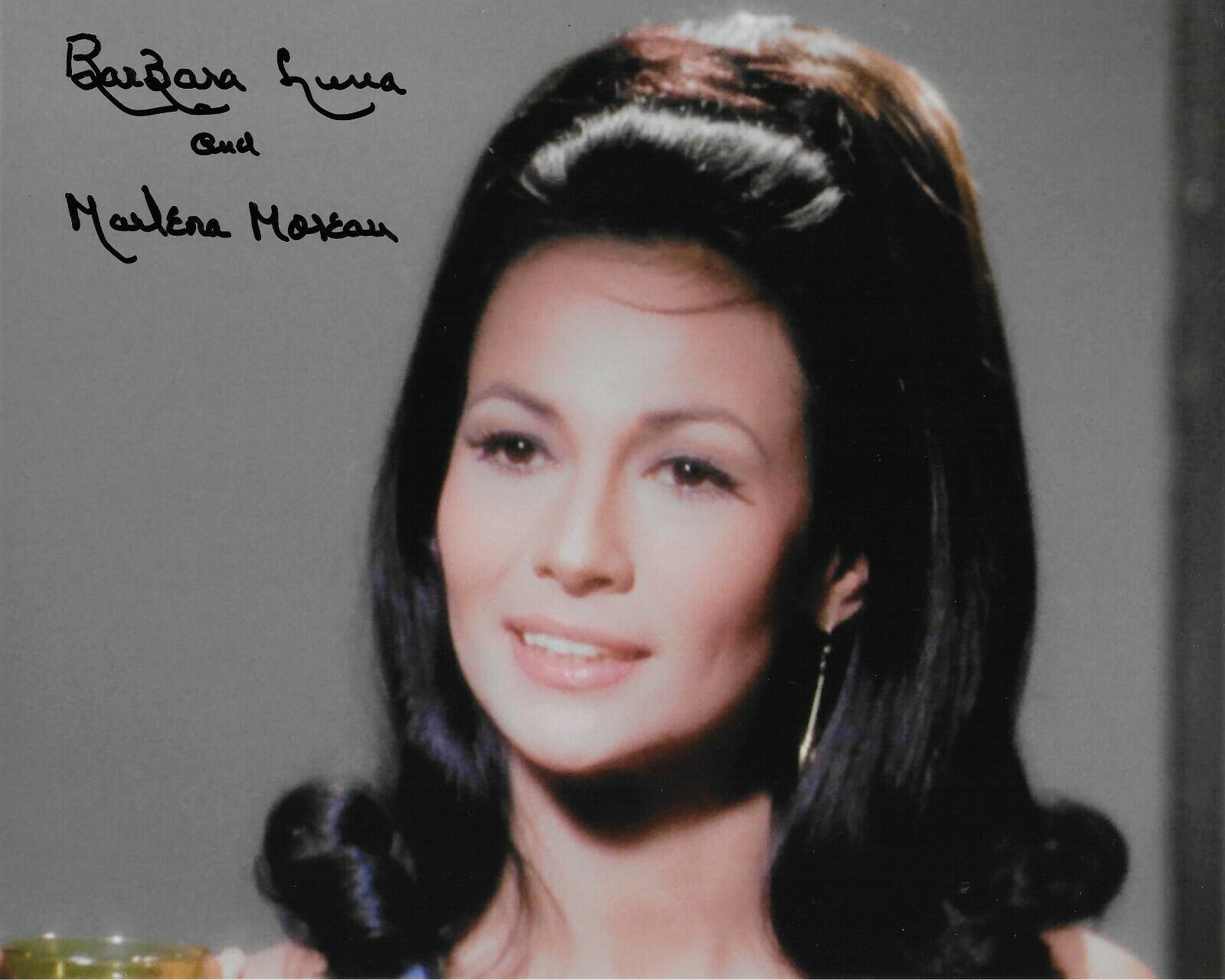 BarBara Luna Star Trek TOS #16 Original Autographed 8X10 Photo Poster painting