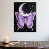 DIY Pearl Painting Butterfly for Home Wall Decor with Frame(40*30cm)