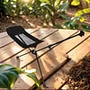 Folding Moon Chairs Footrest Telescopic Leg Rest Camping Chair Kit for Outdoor