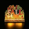 DIY Diamond Painting Kit with Wooden Light Base, Double Side Printed Night Light for Home Office Tabletop Decor