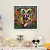 Love Puppy-11CT Stamped Cross Stitch 40*40cm/15.75*15.75in