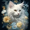 Diamond Painting-DIY Full Round Drill Cat