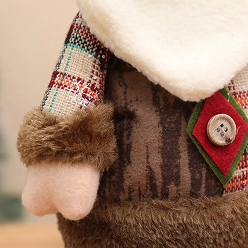 New Retro Retractable Doll Christmas Decoration Arrangement Ornament