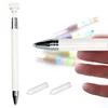 Stylo de peinture au diamant avec cire rechargeable stylo à cire pour diamant art ongle bricolage (d)
