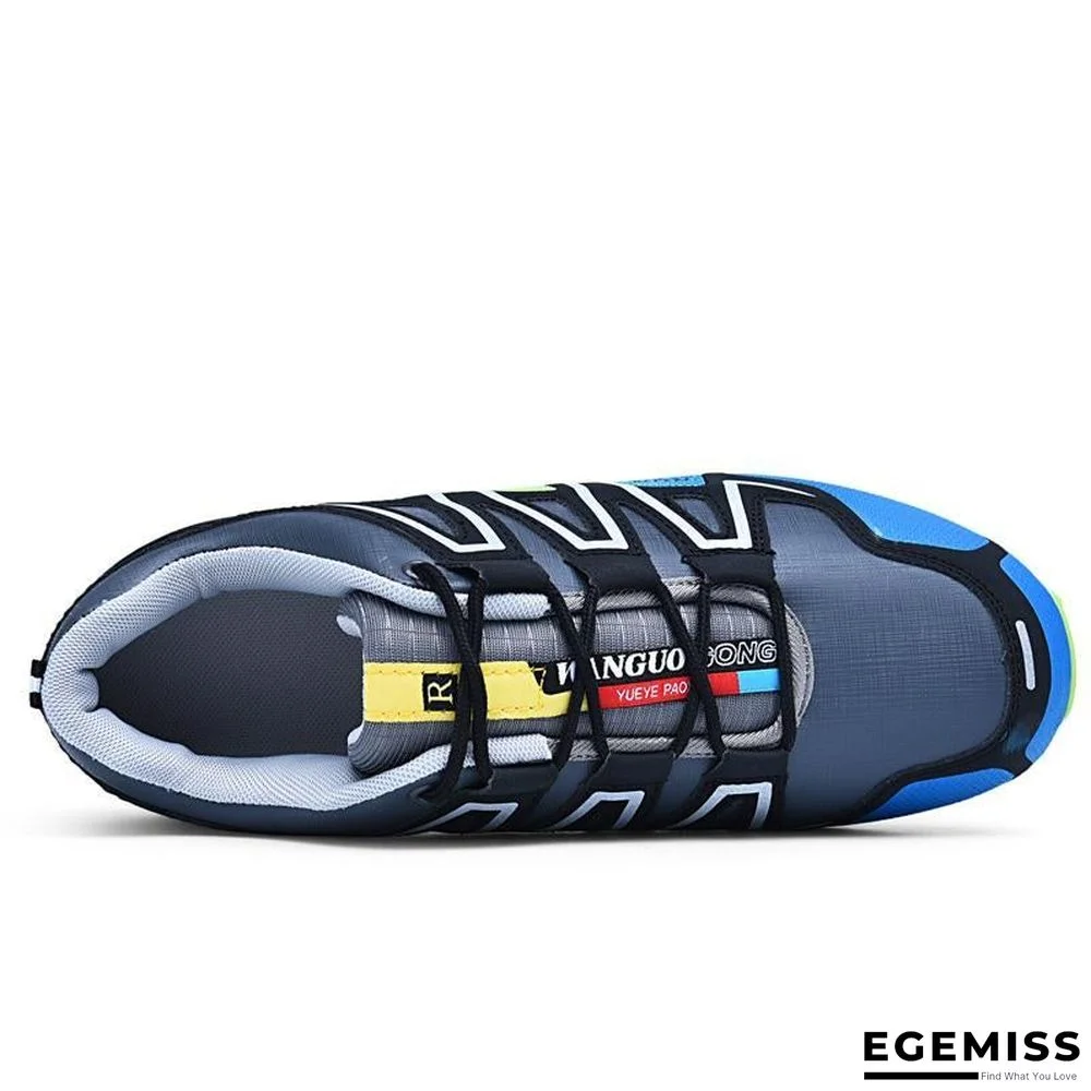 new large size outdoor mountaineering shoes men's shoes breathable shock absorption sports hiki | EGEMISS