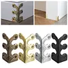 6PCS Retro Metal Corner Protector Iron Skiffers Skirting Board Corner Protector