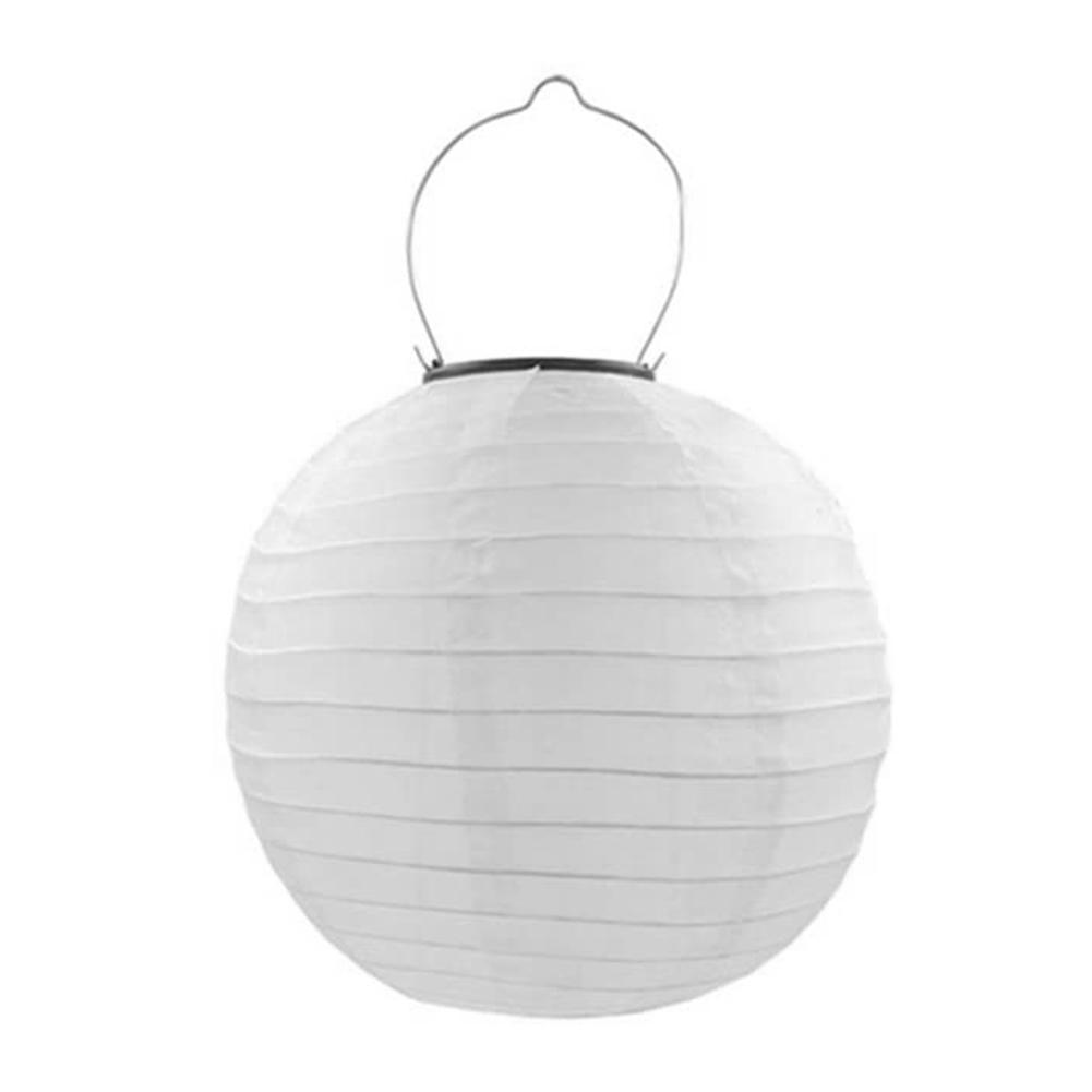 

2pcs 30cm LED Solar Lantern Lamp Outdoor Decor Hanging Light (White), 501 Original