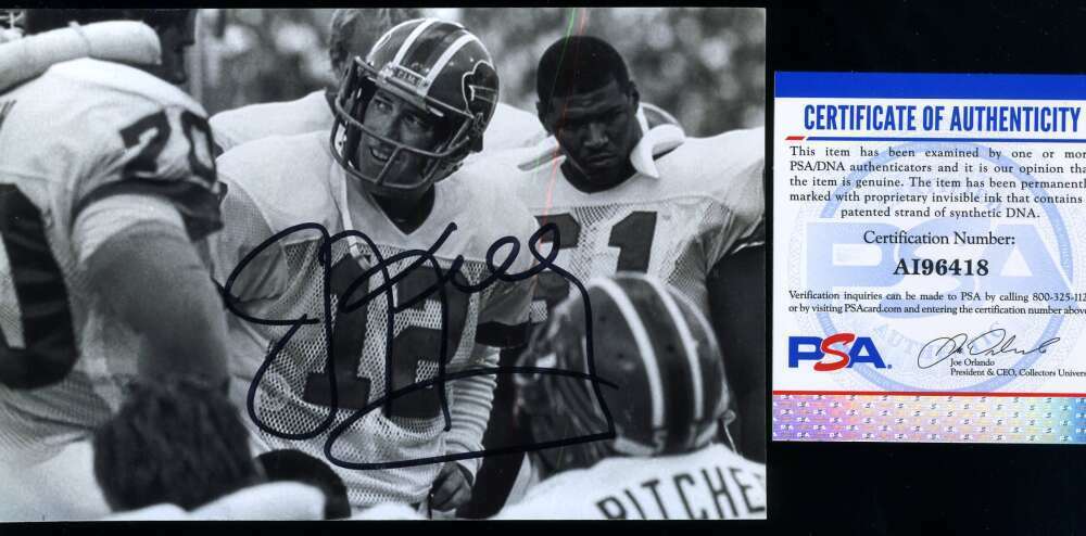 Jim Kelly PSA DNA Coa Signed 4x6 Autograph Photo Poster painting