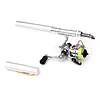 Outdoor Portable Mini Telescopic Pen Shape Fishing Rod with Metal Spinning Wheel