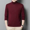 Men's 100% Wool Turtleneck Sweater