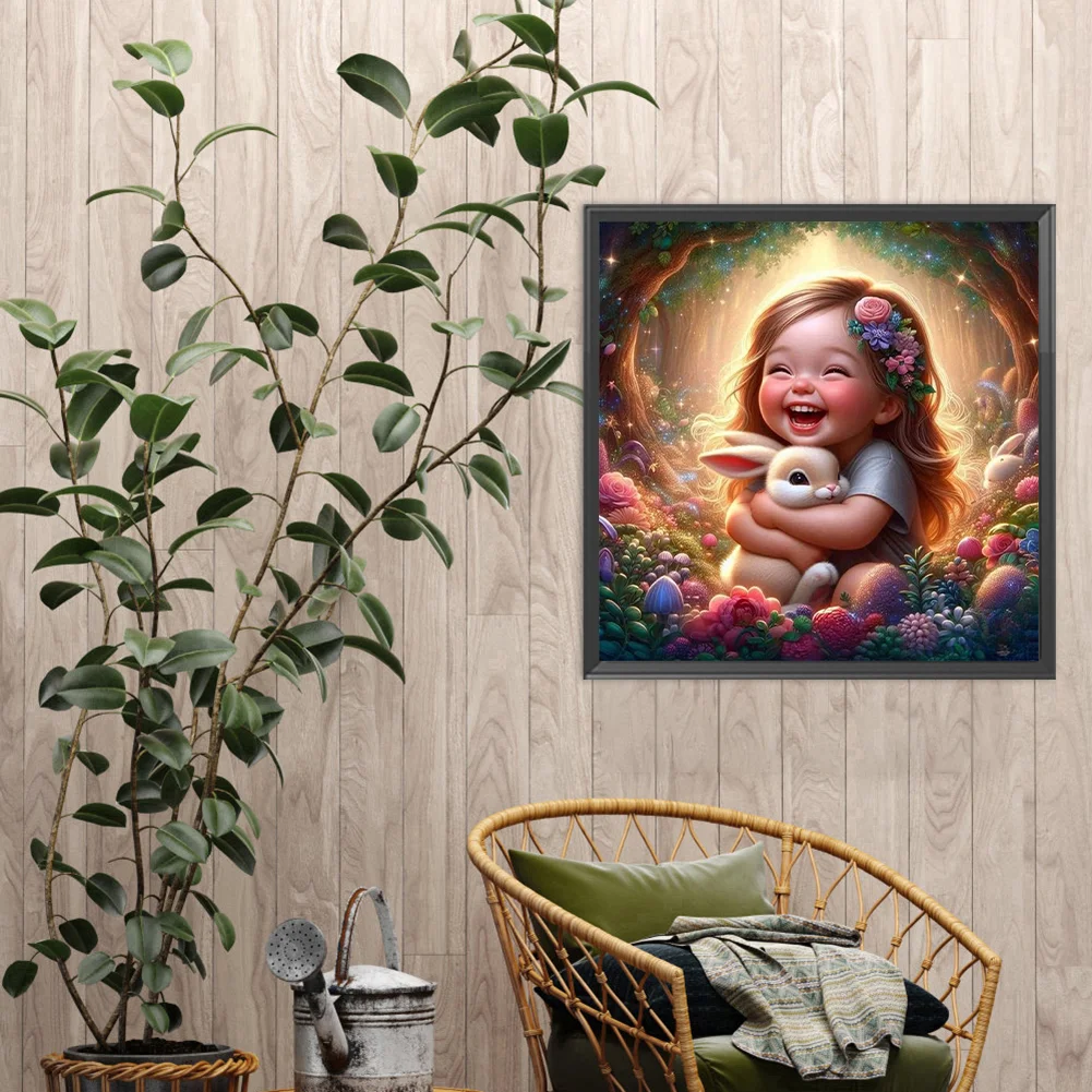 DIY Paint By Number 40*40cm - Bunny Girl