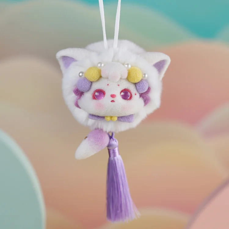 FeltingJoy - Hairball Bunny Needle Felting Kit - Purple Fox