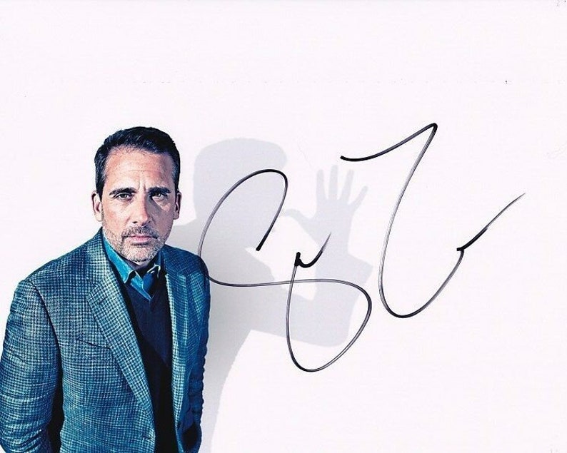 Steve carell signed autographed get smart maxwell Photo Poster painting