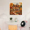 Autumn Cabin-11CT Stamped Cross Stitch 45*45cm/17.72*17.72in