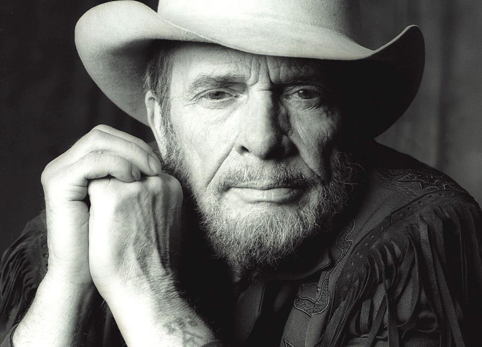 ?? Country Legend MERLE HAGGARD Glossy 8x10 Photo Poster painting!