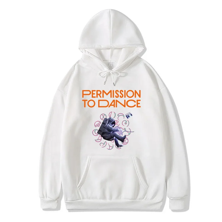 Permission To Dance Creative Candy Color Hoodie