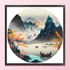 Misty Mountain Bead Embroidery Kit Pre-Printed Bead Cross stitch tapestrymarket