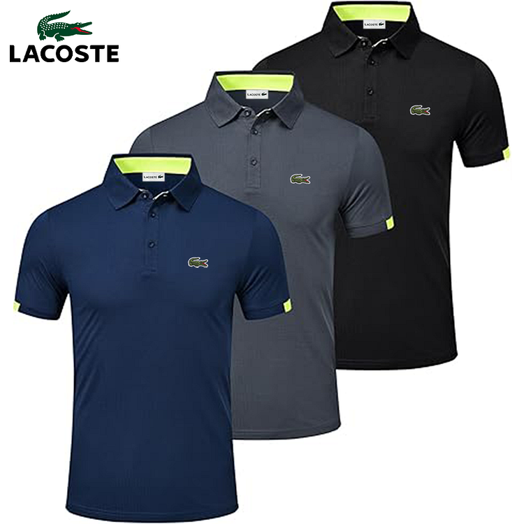 Pánské tričko s límcem Lacoste®, 3 kusy