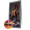 (40*80cm)Horse - Round Partial AB Drill Diamond Painting