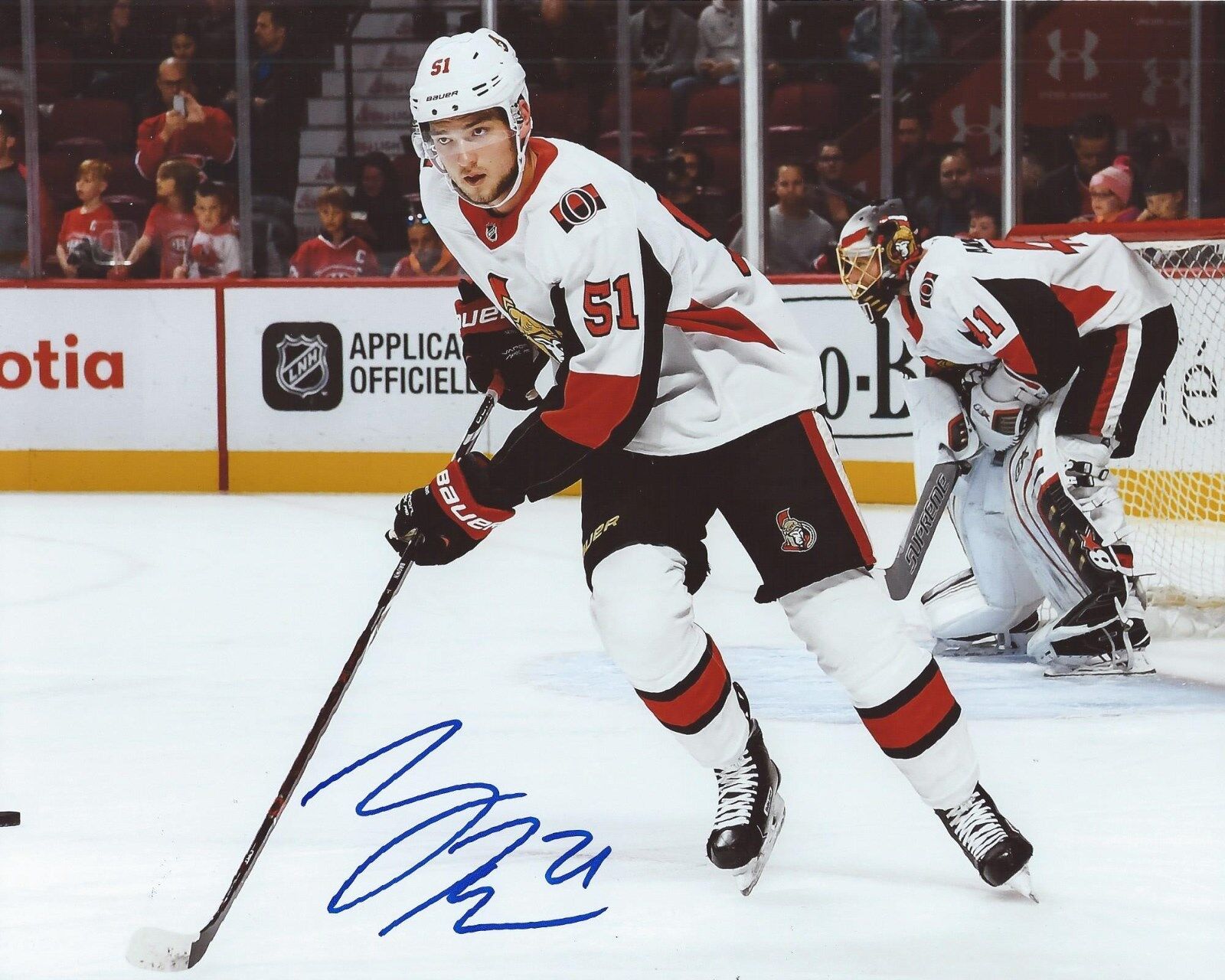 Logan Brown Signed 8x10 Photo Poster painting Ottawa Senators Autographed COA B