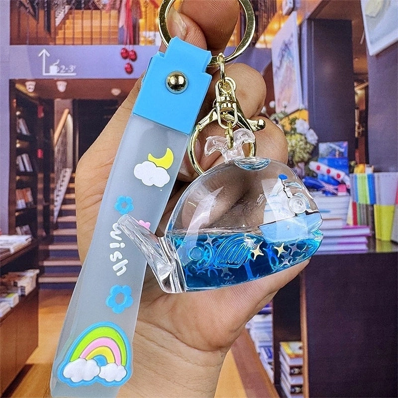 Cartoon Style Star Arylic Unisex Bag Pendant Keychain