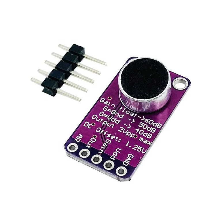 DC2.7V-5.5V MAX9814 Microphone Amplifier Board High-performance Speaker Amplifier AGC Amplifier Circuit