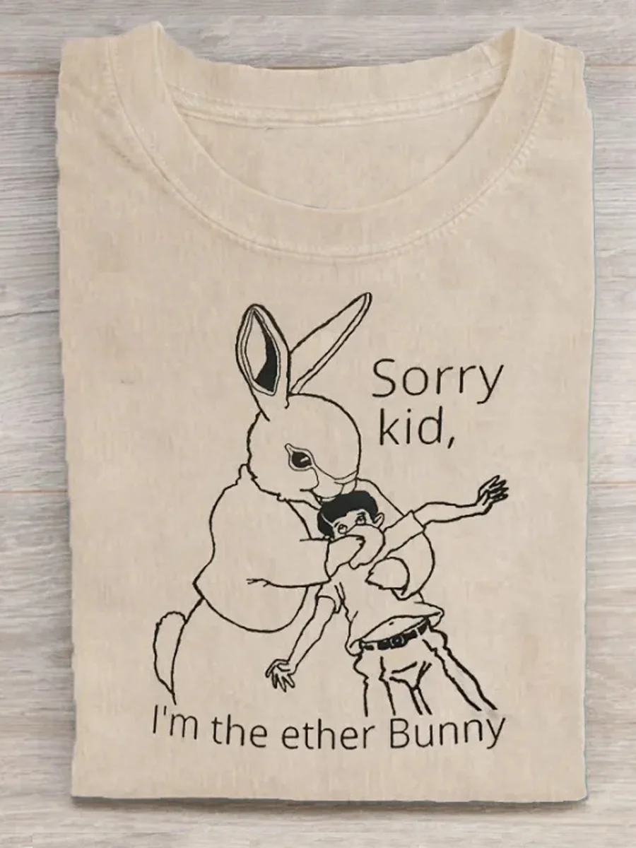 Sorry Kid  I'm The Ether Bunny Halloween T-shirt