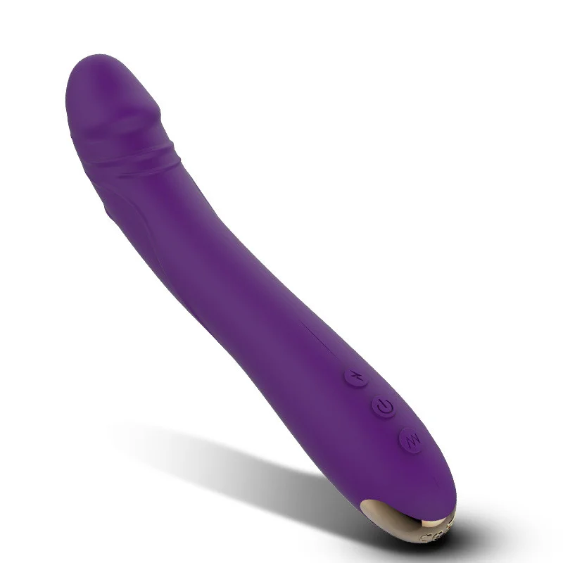 purple rose dildo vibrating sex toy