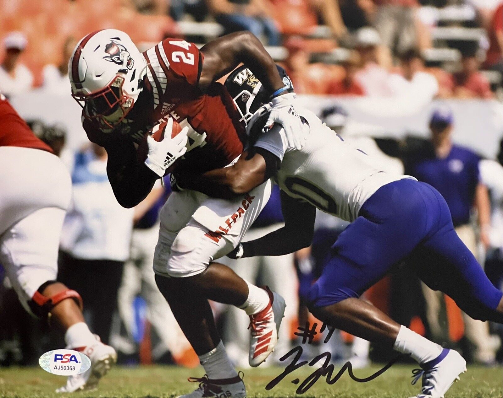 Zonovan Knight Signed Autographed NC State Wolfpack 8x10 Photo Poster painting PSA/DNA