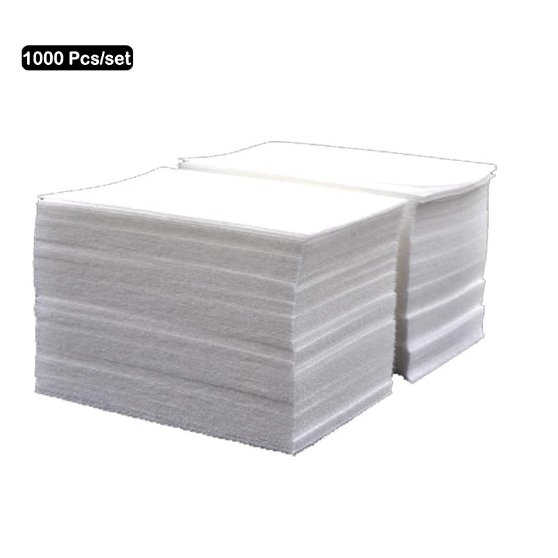 Nail UV Gel Polish Remover Tools Set Soak Off UV Gel 10pcs Cap Clip 1000pcs Nail Wraps Fingers Cotton Nail Art Clean Kits-Nail Inspo