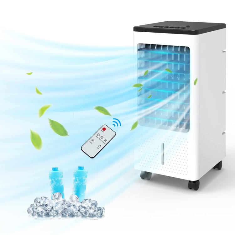 Electric Portable Air Conditioner with Remote Control Quiet Operation Adjustable Speeds