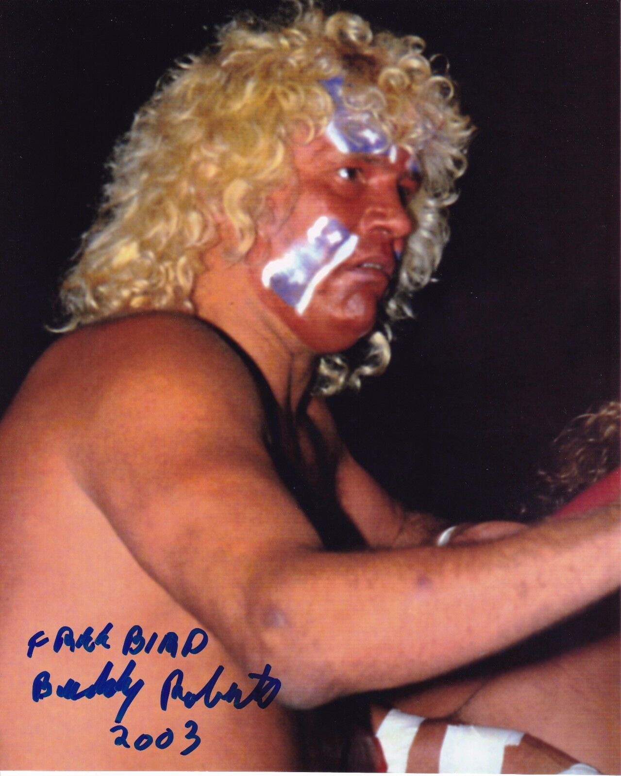 Buddy Roberts autographed 8x10 The Fabulous birds #2Deceased