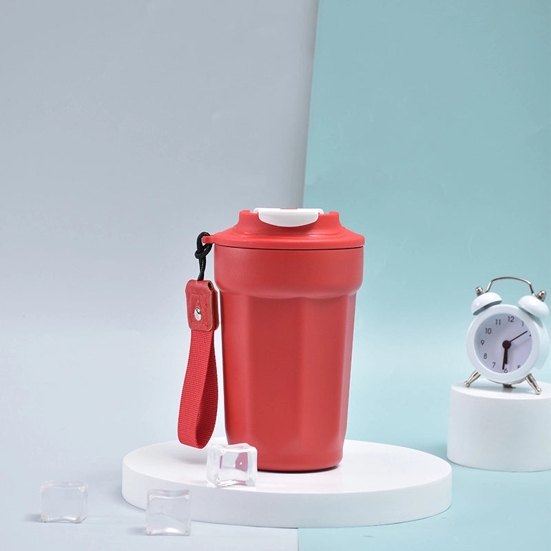 Octagon Coffee Cup Coke Cup Diamond Cup Simple 316 Stainless Steel Coffee Cup Double Vacuum Portable Thermos Cup