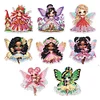 8Pcs Fairy Diamond Painting Fridge Magnet Diamond Art Magnets Decals Kit