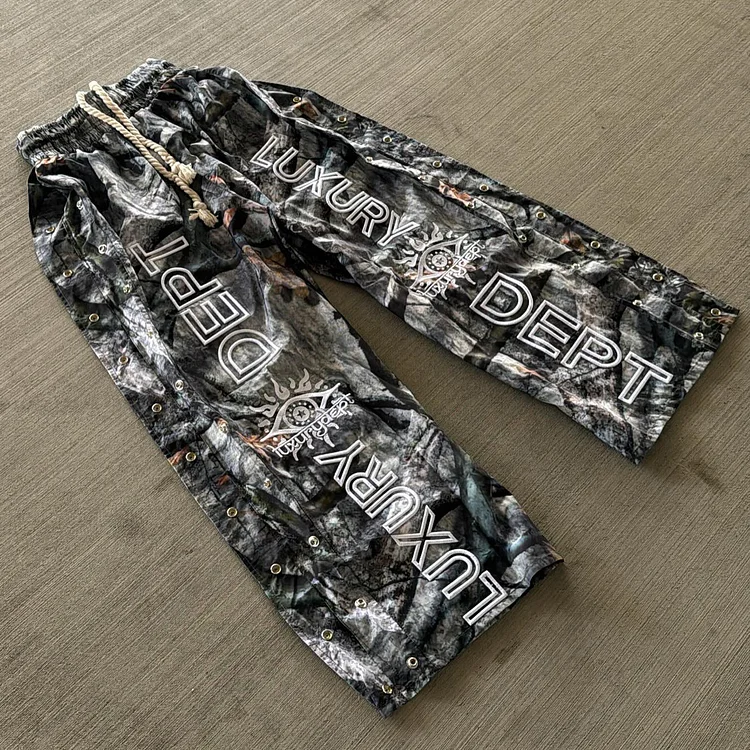 Camouflage casual street trousers