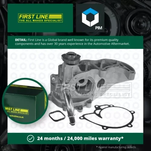 Dronehint Water Pump fits CHEVROLET ORLANDO J309 2.0D 2011 on LNP Coolant Firstline New Parts
