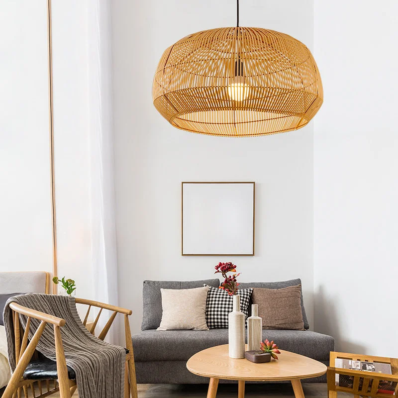 Nordic Chandelier Bamboo Hanging Lamps