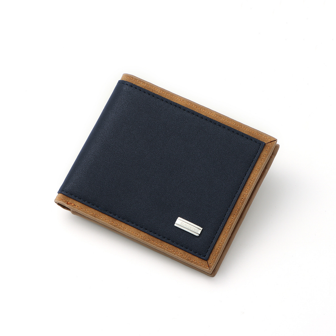 Men's horizontal creative thin wallet