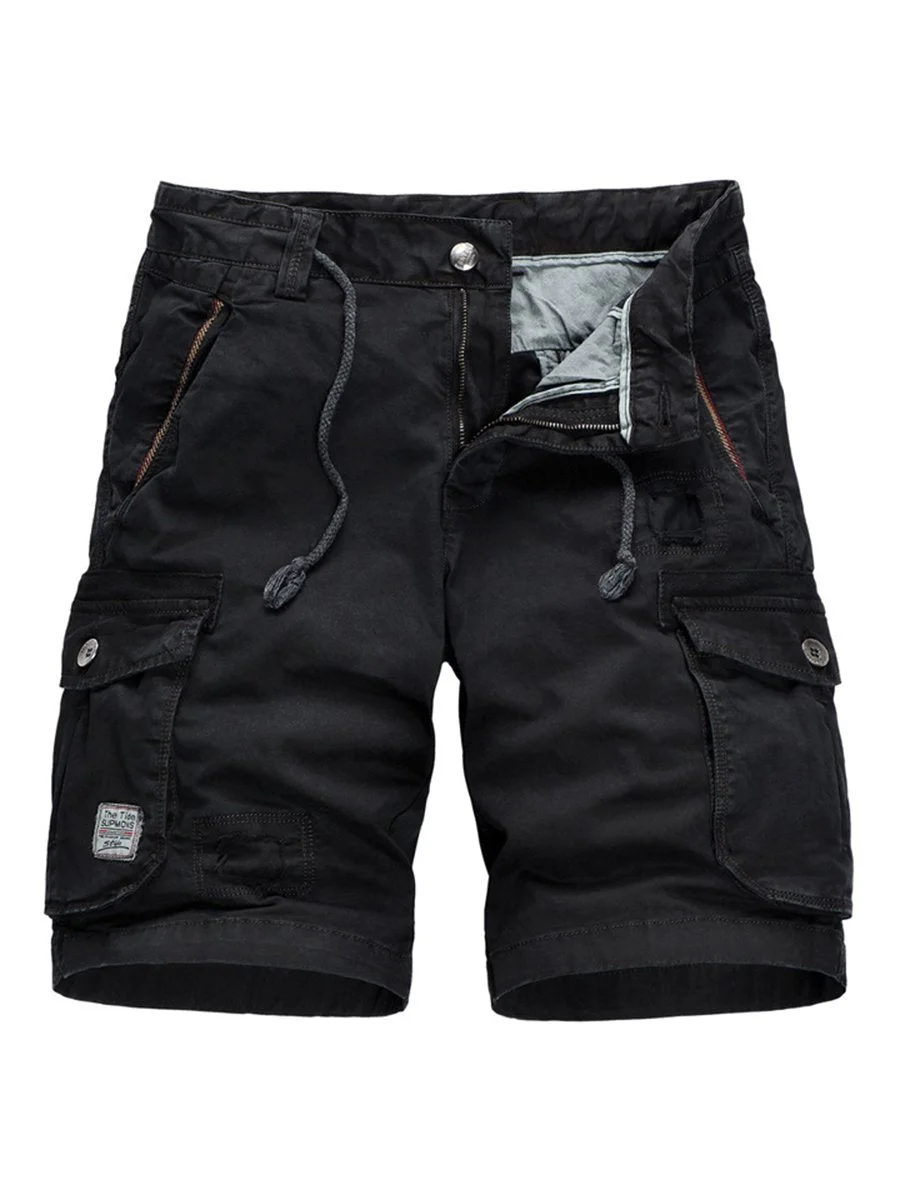 Men Pockets  Casual Sports Shorts-03