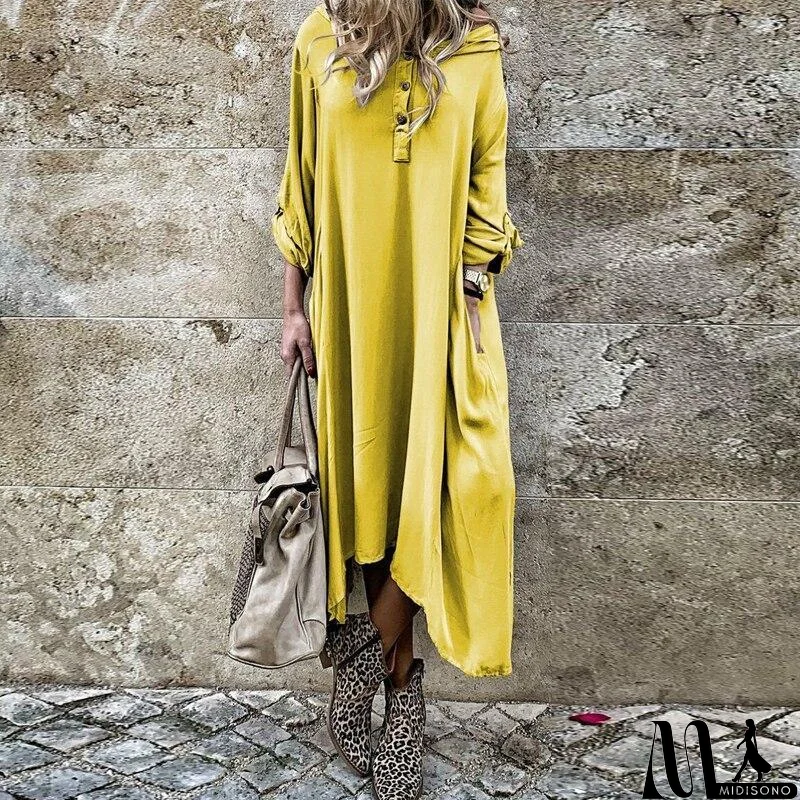 MidiSono - Casual and Comfortable winter Dress