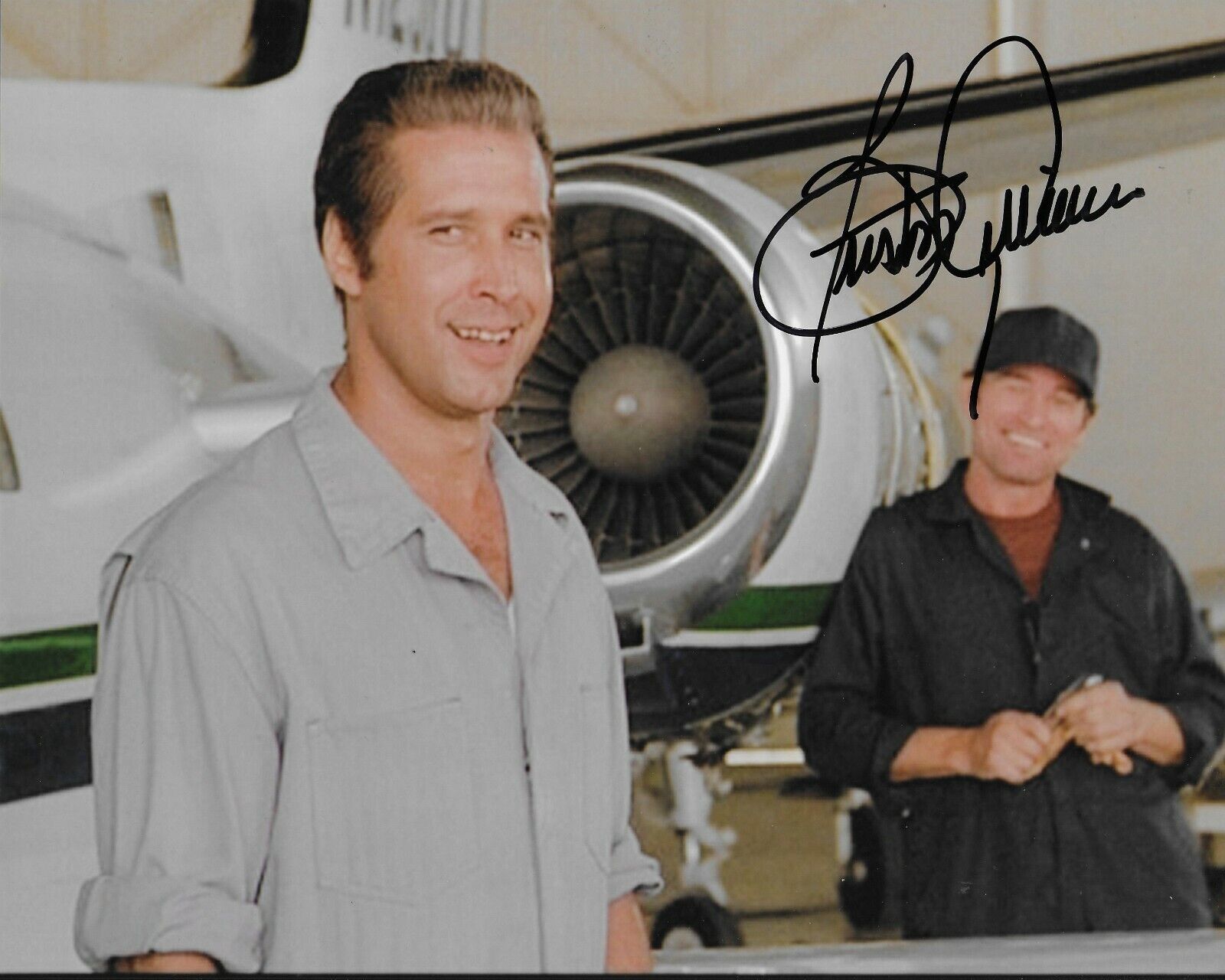 Burton Gilliam Fletch Original Autographed 8X10 Photo Poster painting