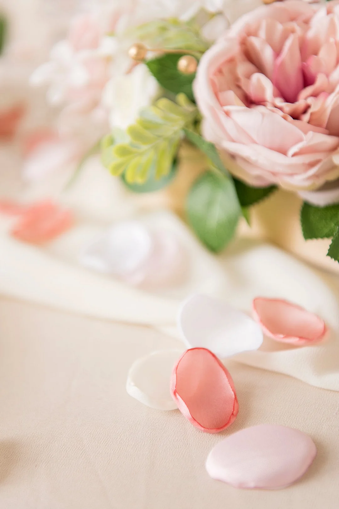 Silk Rose Petals