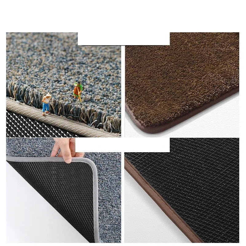 Sdrawing Wear Resistant Super Absorption Front Door Mat for Shoe Scraper Corrosion Resistant floor mats Outdoor Entry door rug