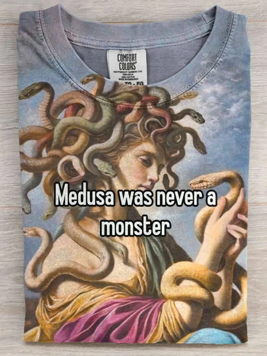 Eagerlys  Medusa Was Never A Monster Art Print T-shirt Eagerlys