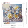 Diamond Painting - Full Round Drill - Flower Butterfly(Canvas|40*40cm)
