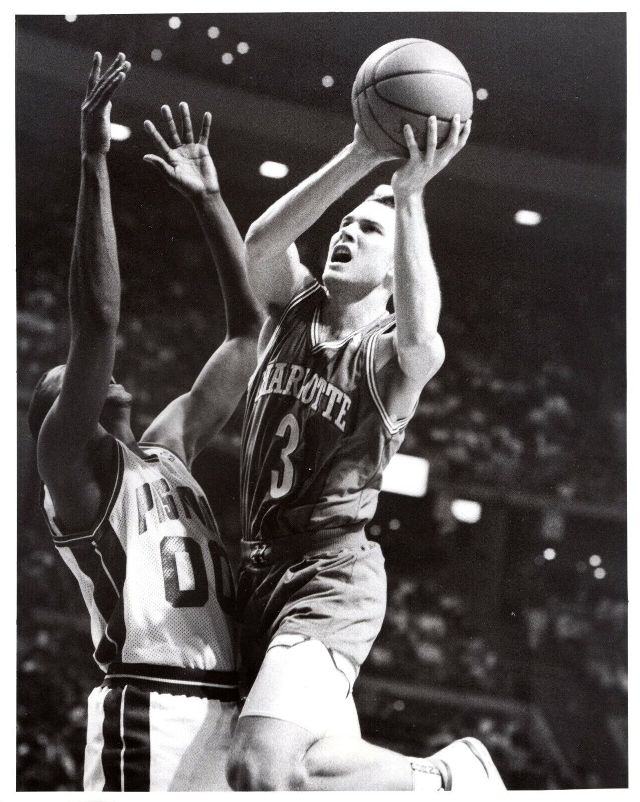 REX CHAPMAN Charlotte Hornets Basketball NBA 8x10 Photo Poster painting 1991 Betsy Peabody Rowe